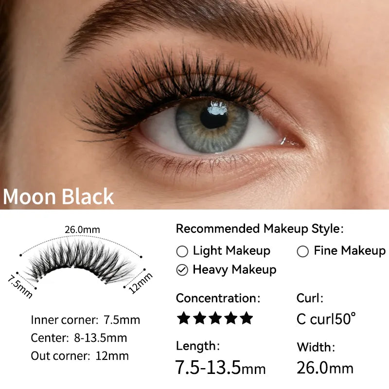 HEWCOPI Soft Magnetic Eyelashes