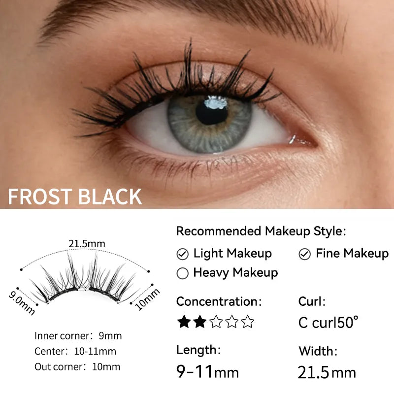 HEWCOPI Soft Magnetic Eyelashes