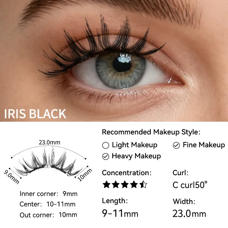 HEWCOPI Soft Magnetic Eyelashes